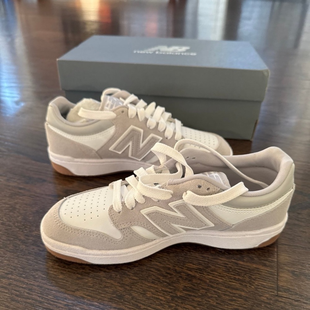 BNIB NEW BALANCE 480 Rain Cloud Gray White Gum Women’s 7